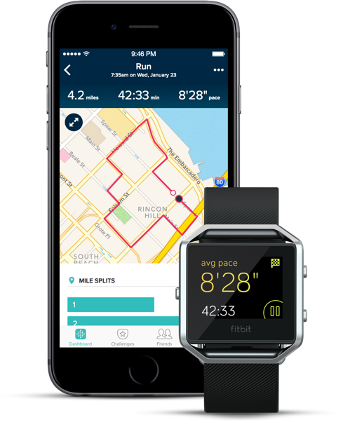 fitbits with gps