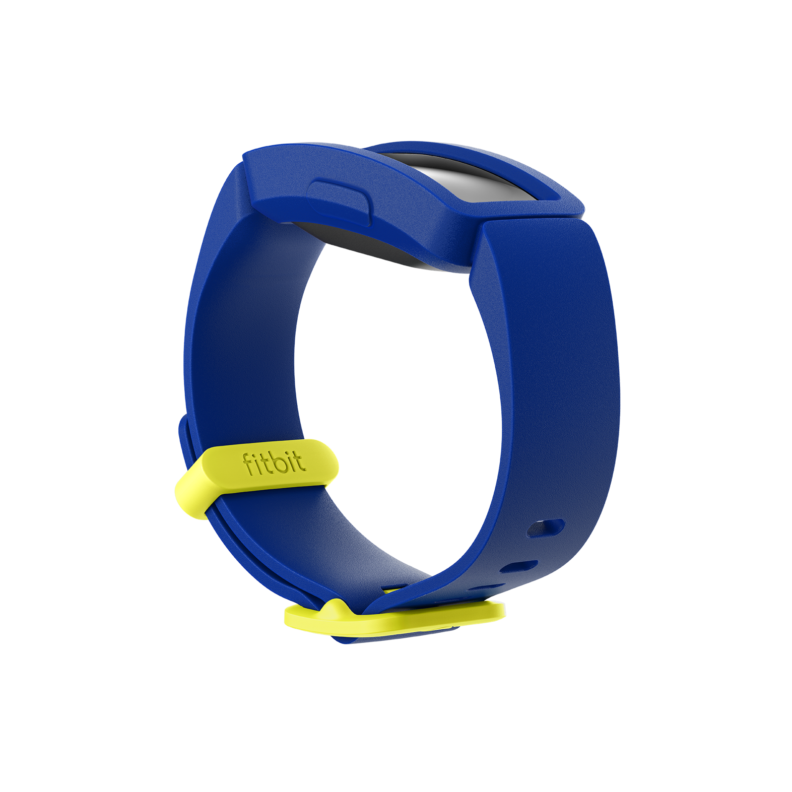 Klassisches Armband für Fitbit Ace 2 (Nachthimmel/Neongelb)