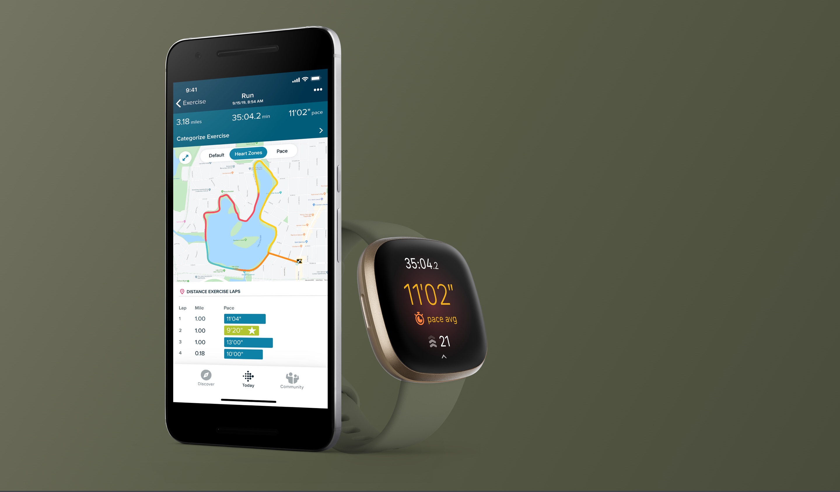 Smartwatch + GPS | Fitbit Versa 3