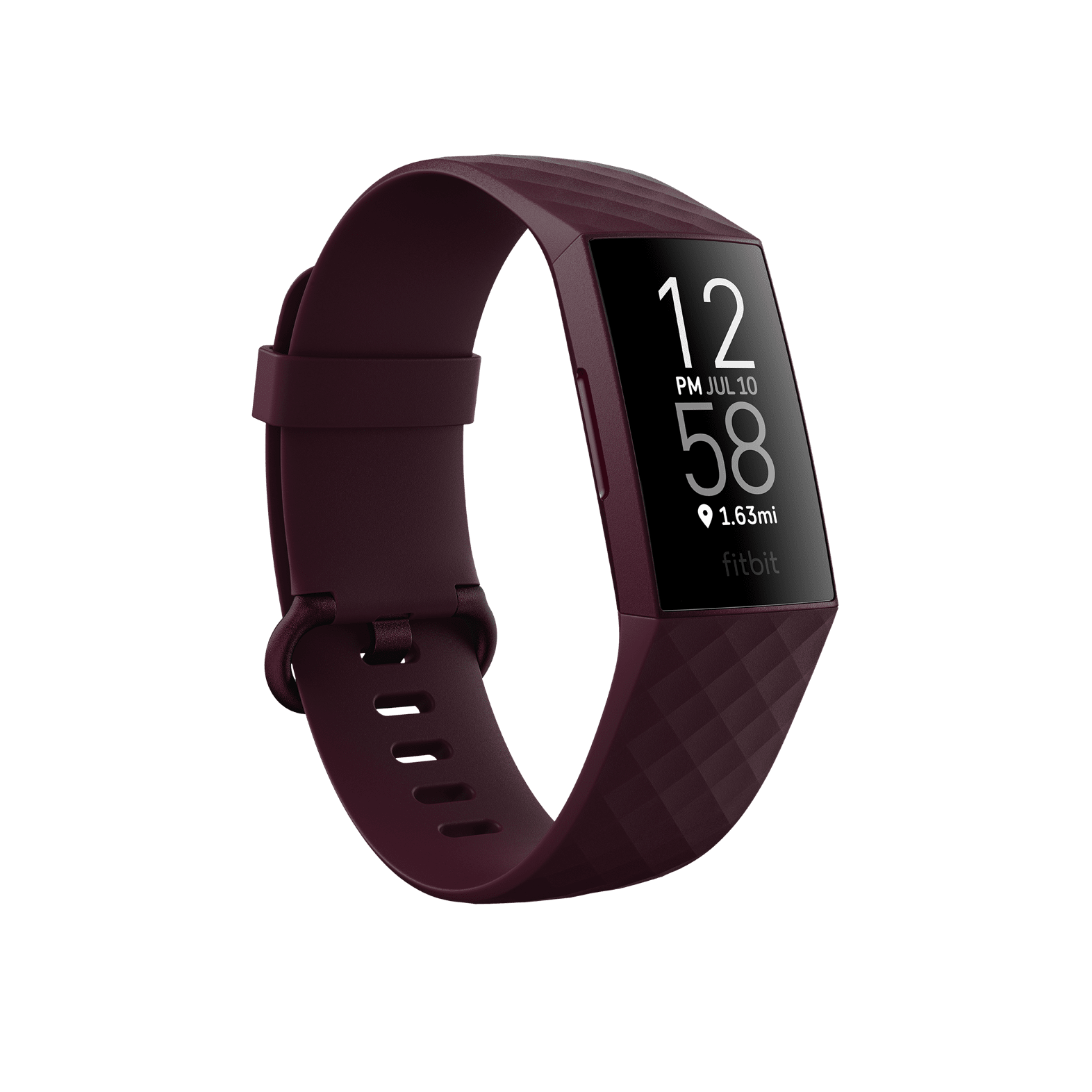 Marron+Adaptateur Noir Bracelet de Remplacement Ajustable Classique Compatible pour Fitbit Charge 3, WFEAGL Bracelet Compatible pour Fitbit Charge 3 Bracelet Cuir