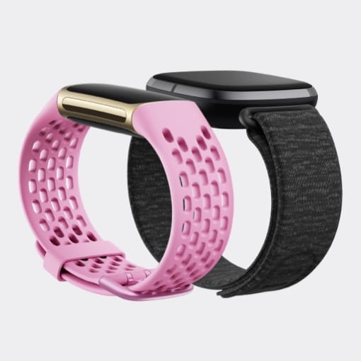 Fitbit Rose Et Teal Sport Fitness Bracelet pour Fitbit Versa avec Rapide Sortie Broches 