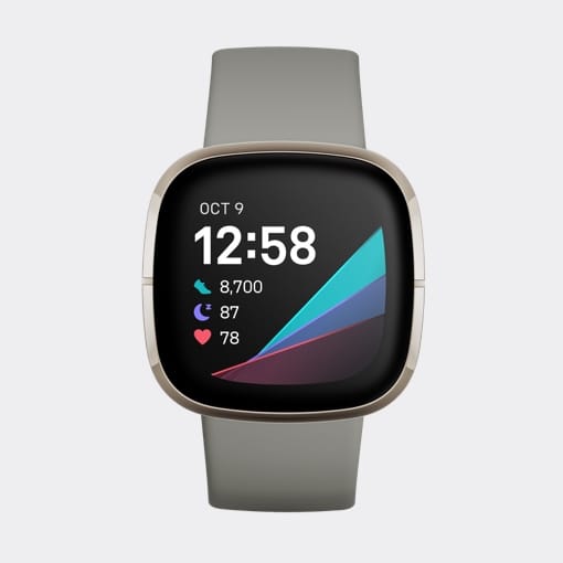 NEW SEALED Fitbit Sense Fitness Health Stress Tracker Smartwatch Black Graphite