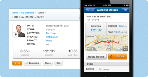 Works with Fitbit | MapMyRun