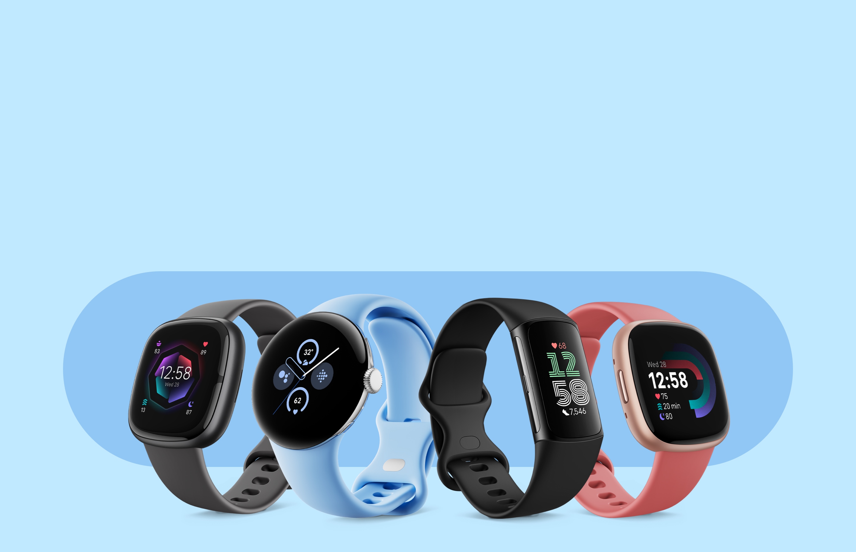 Comparaison Fitbit  Comparez bracelets d'activité et montres