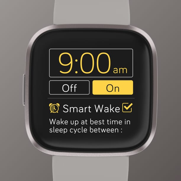 smart wake up fitbit