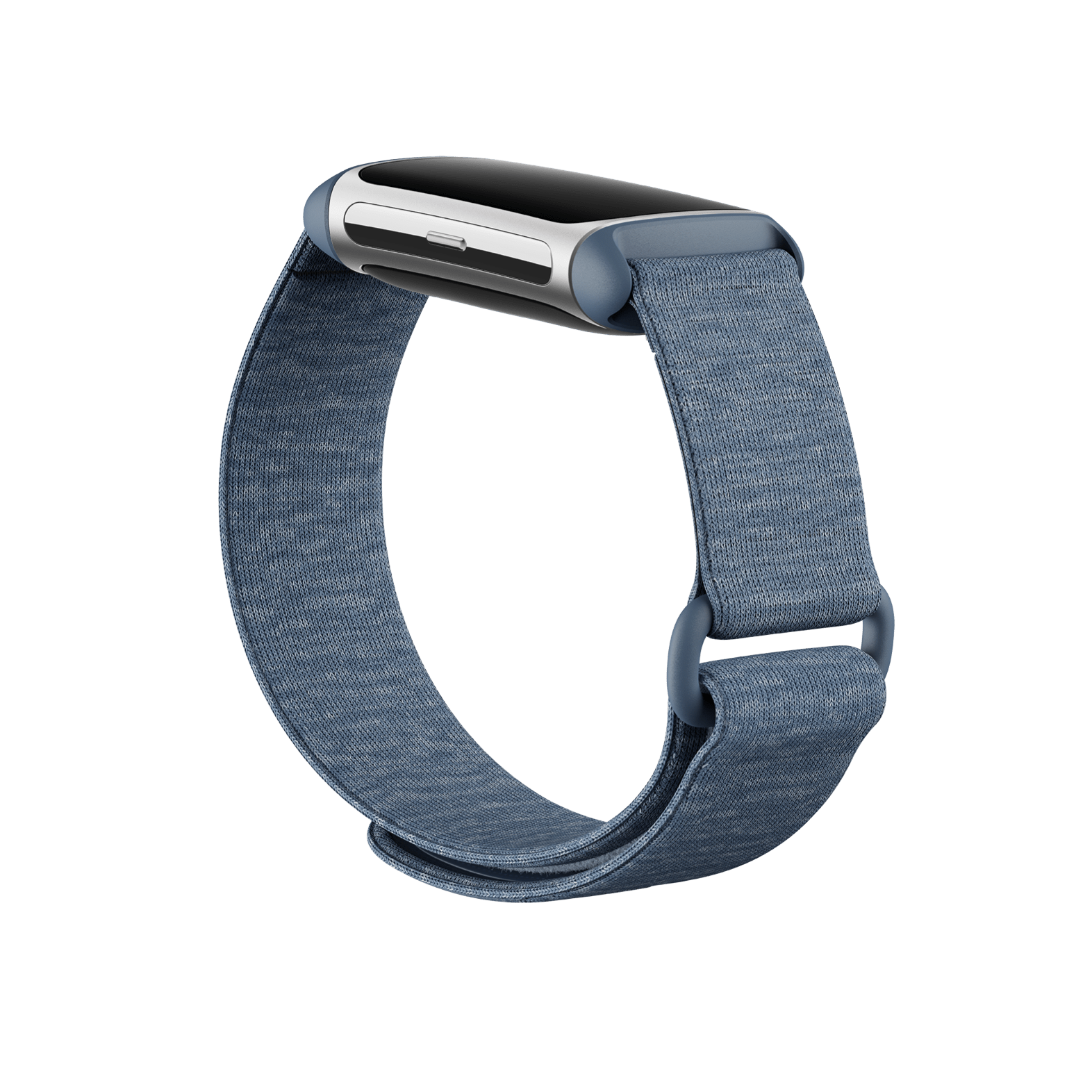Klettverschlussarmband für Charge 6 & Charge 5 (Küstenblau) – Größe L