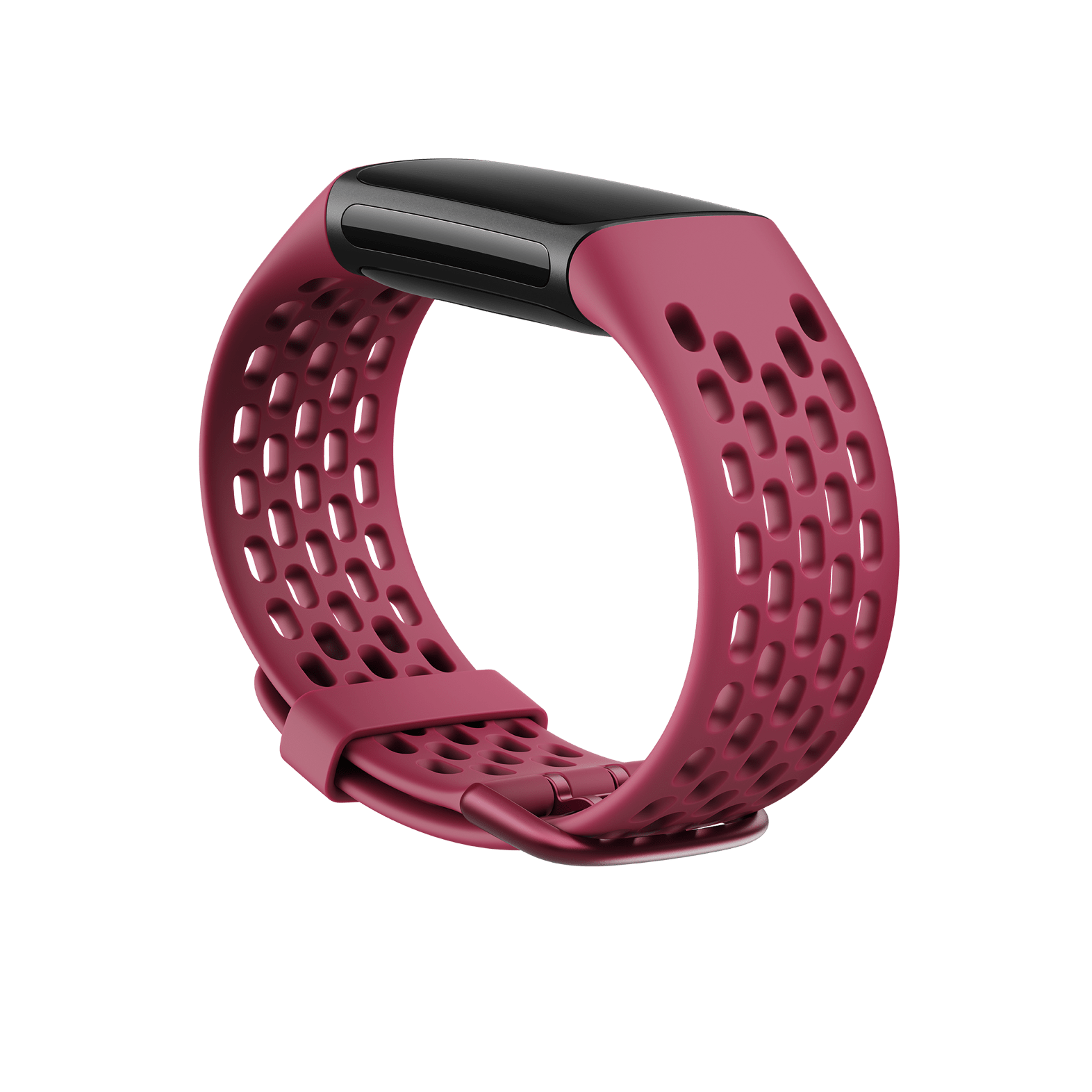 Flexible Silicone Replacement Band for FitBit Charge 2 Hot Pink Sports Strap 