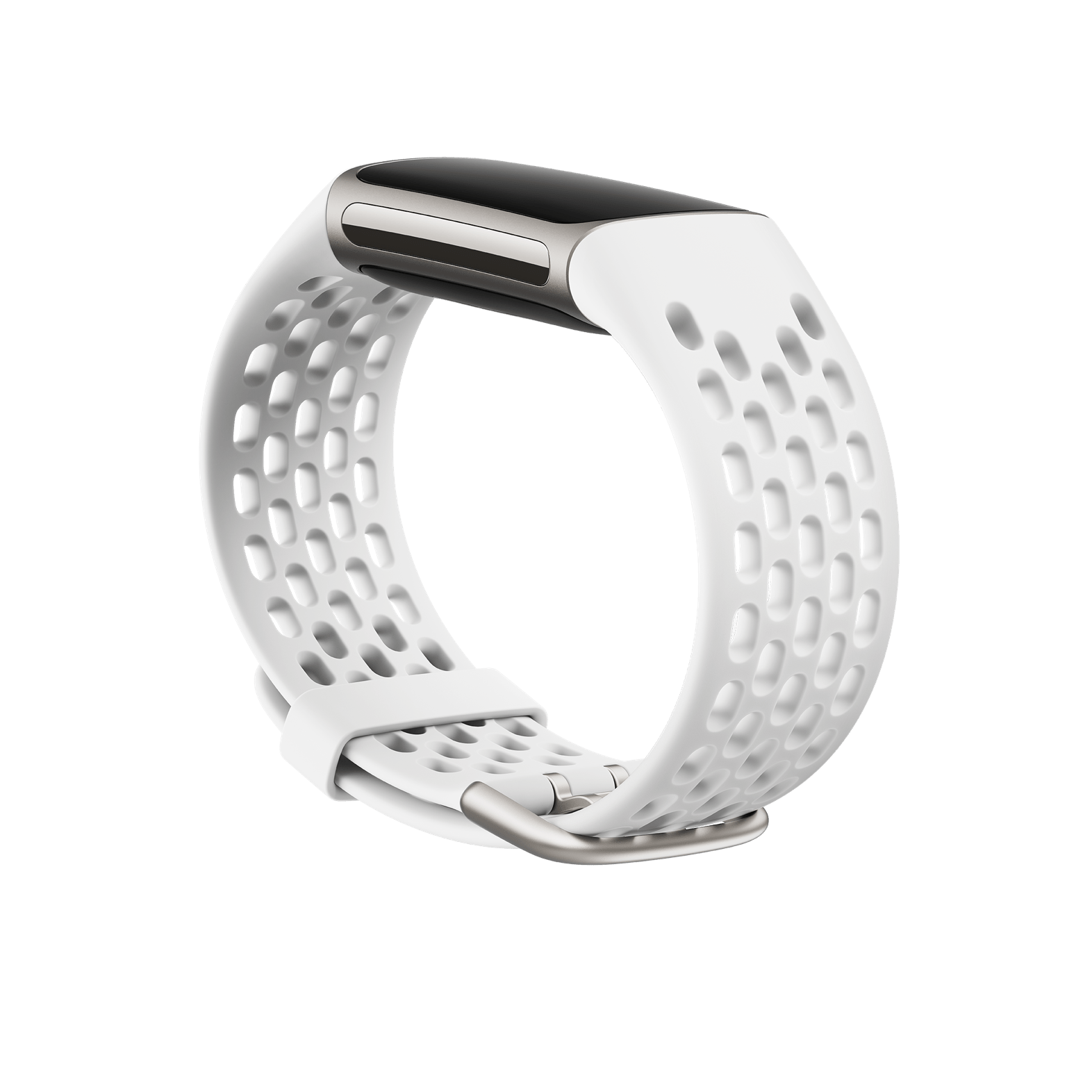 Bracelet sport Charge 5 (blanc givré) - Large