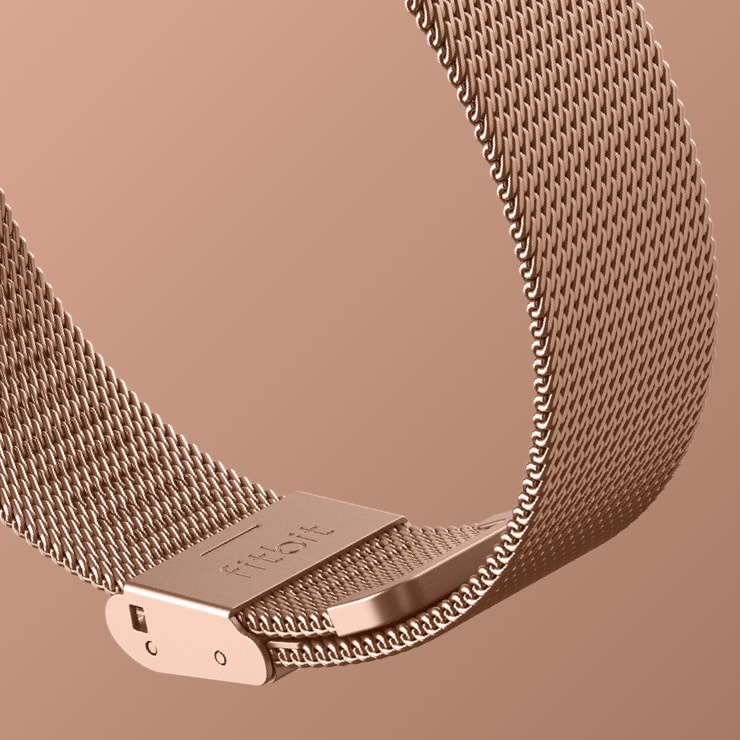 rose gold fitbit inspire band