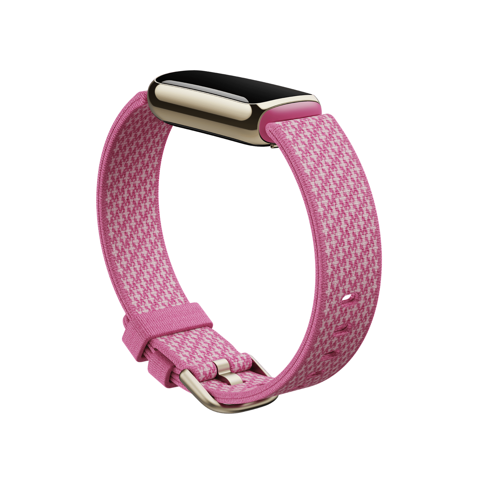 Gewebearmband für Luxe (Hibiskusrot) – Größe L