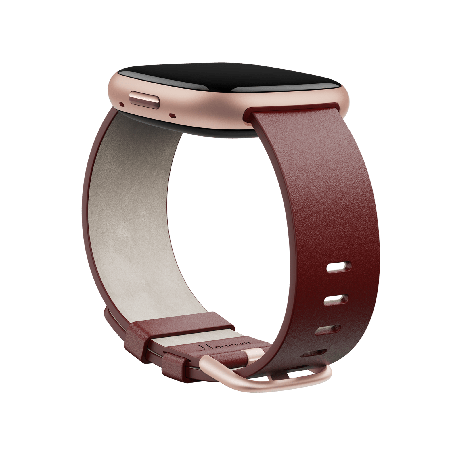 waterfail Watchband， for Fitbit Inspire Leather Strap Short Leather Strap Wrist Strap Single Leather Strap 