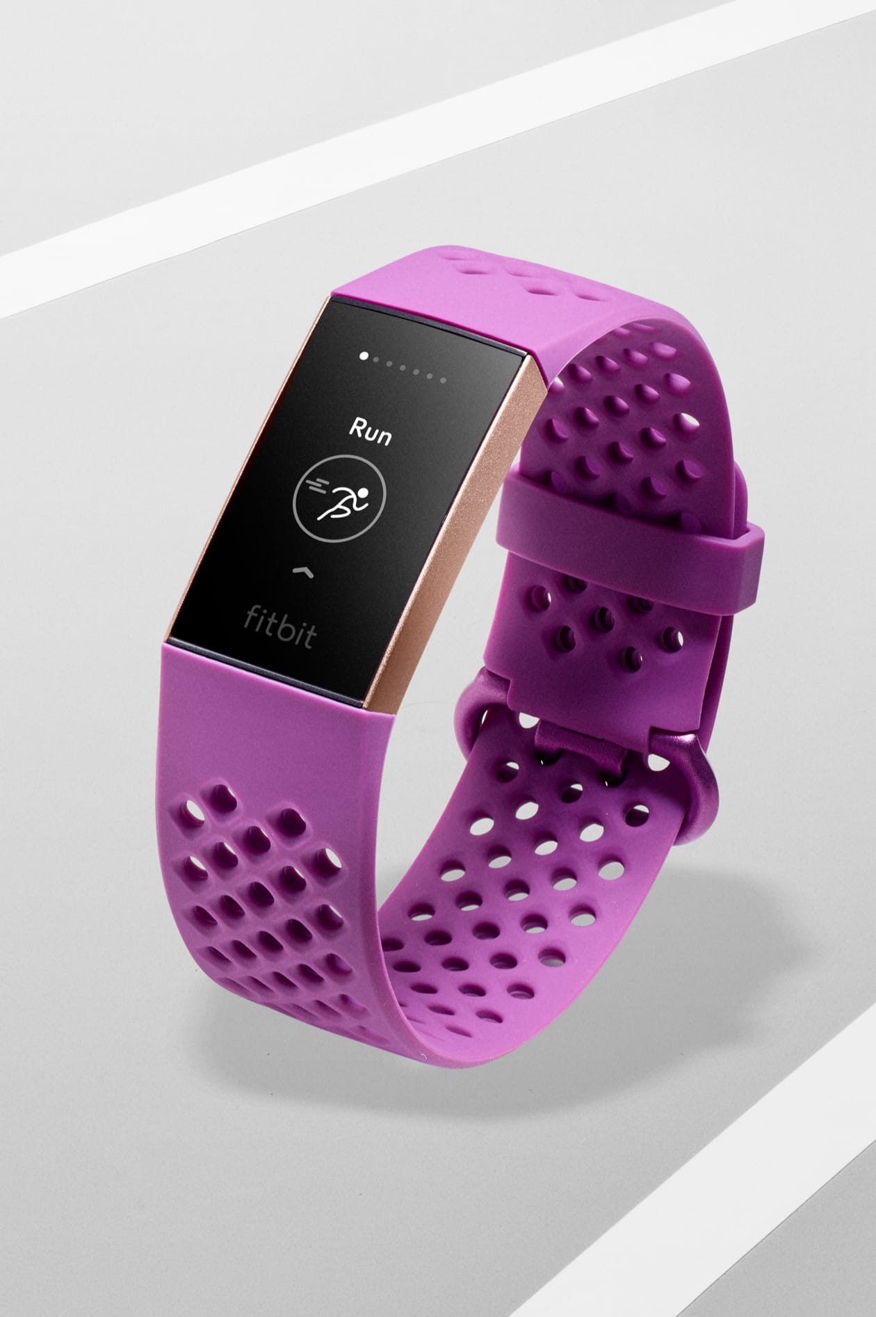 Fitbit Charge 3 Fitness Wristband Rose Gold/Berry 