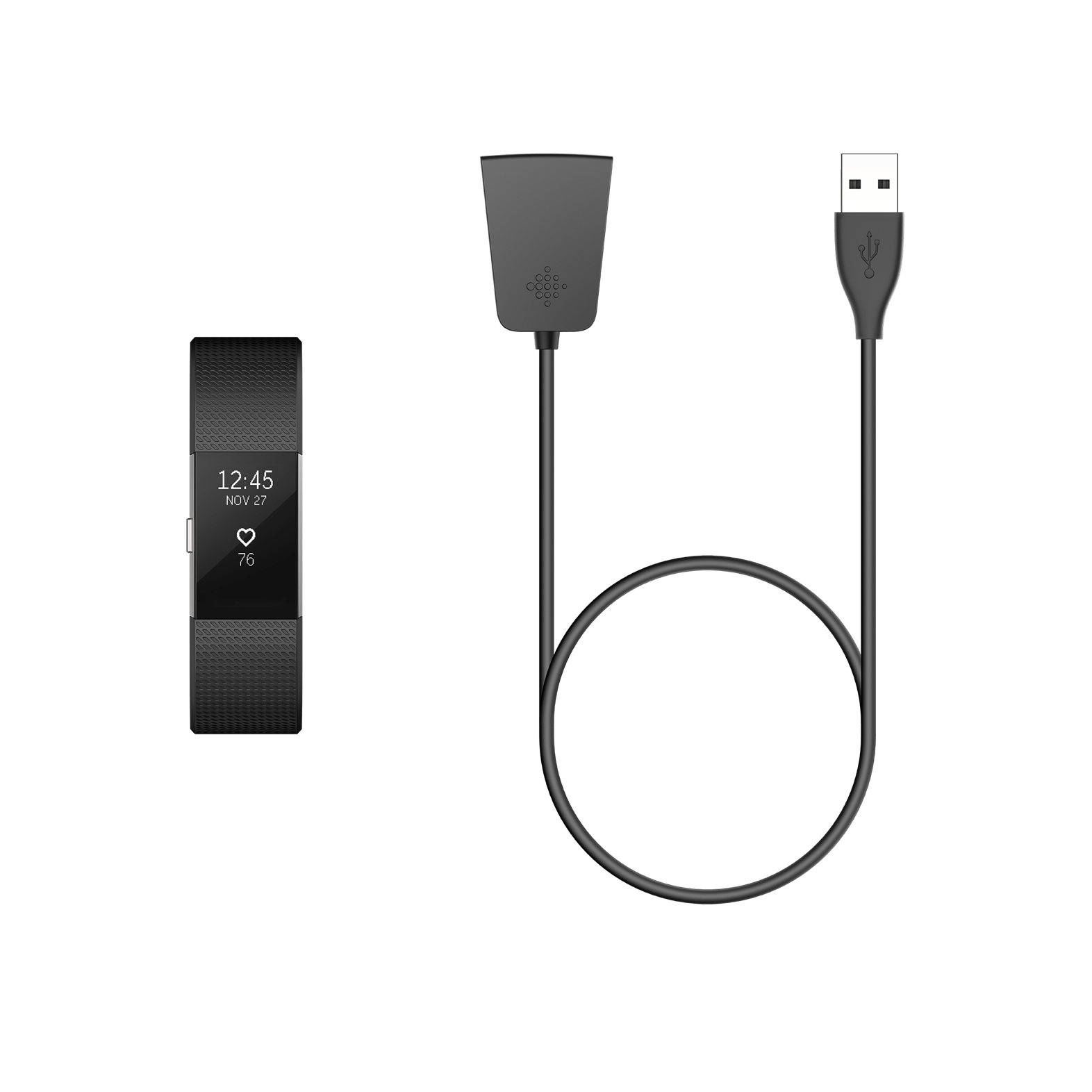 USB Ladekabel Ersatz Ladekabel für Fitbit Charge 2 Ersatzlader Ladeadapter 