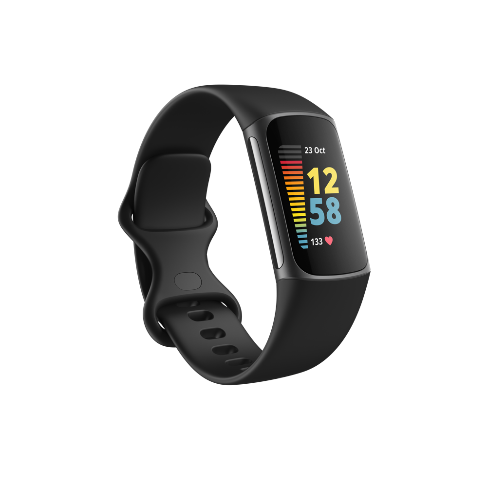 fitbit.com | Fitbit Charge 5™ (Black/Graphite Stainless Steel)