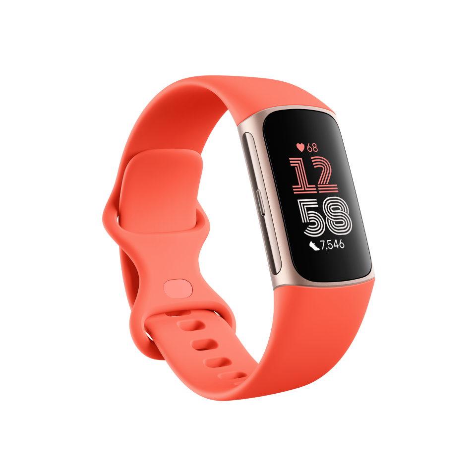 Fitbit Charge 6 (Coral / Aluminium Champagne Gold)