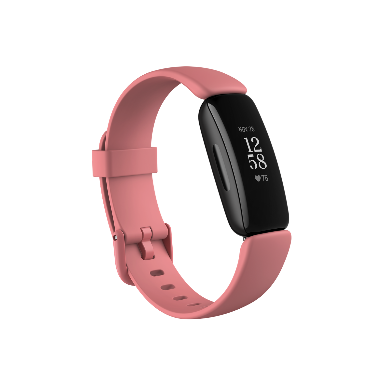 Fitbit Inspire 2 HR Fitness Tracker Band Sport Elastomer Breathable Strap Women 