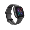 Navigate to gallery image showing: Sense 2 in shadow grey band and graphite black aluminum smartwatch