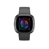 Navigate to gallery image showing: Sense 2 in shadow grey band and graphite black aluminium smartwatch