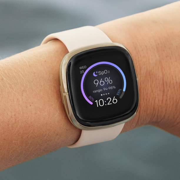 Fitbit FB512GLWT Health & Stress Management Smartwatch for sale online 