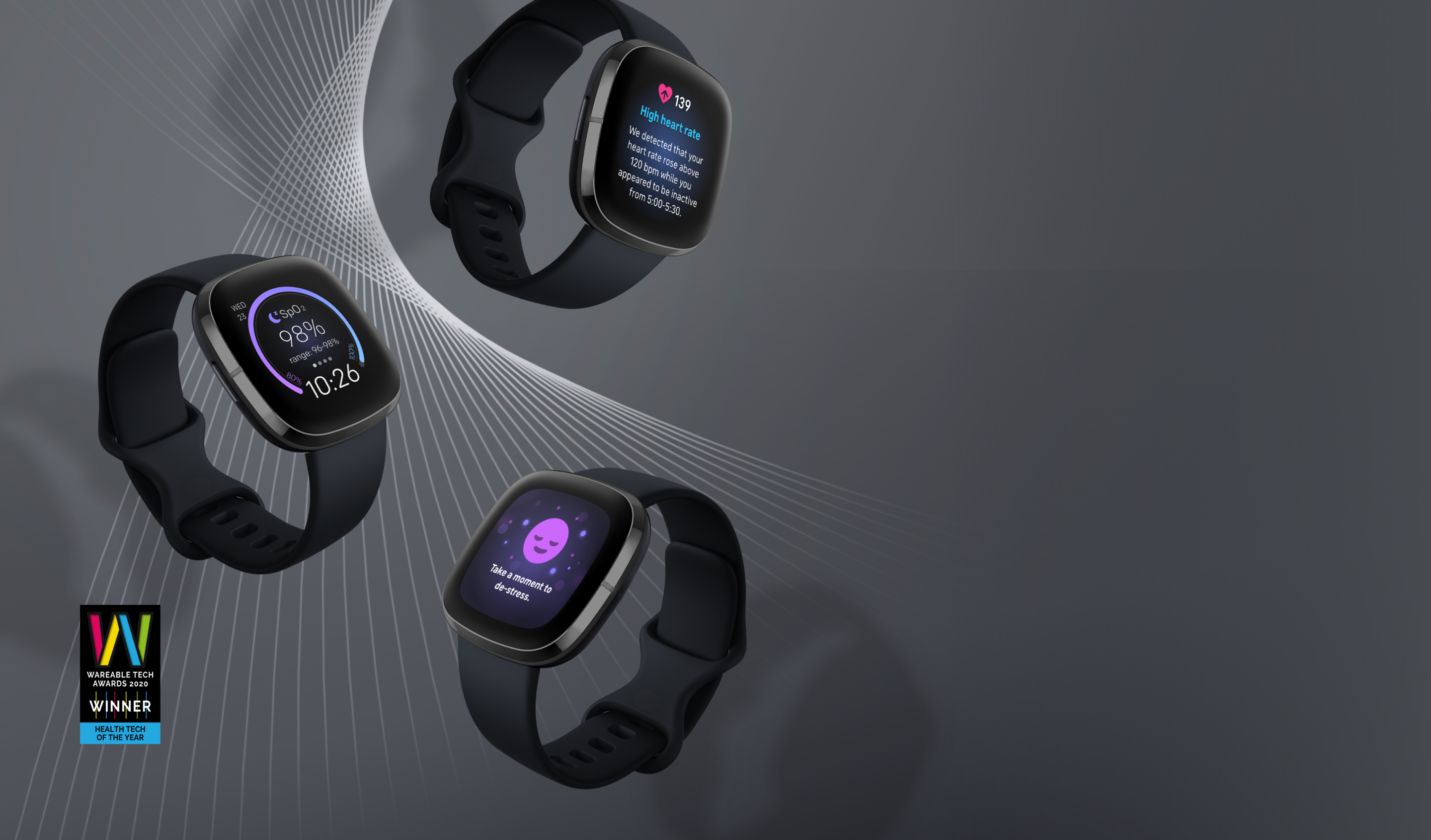 Fitbit Sense 2020 Health & Stress Management Smartwatch **Please Read** 