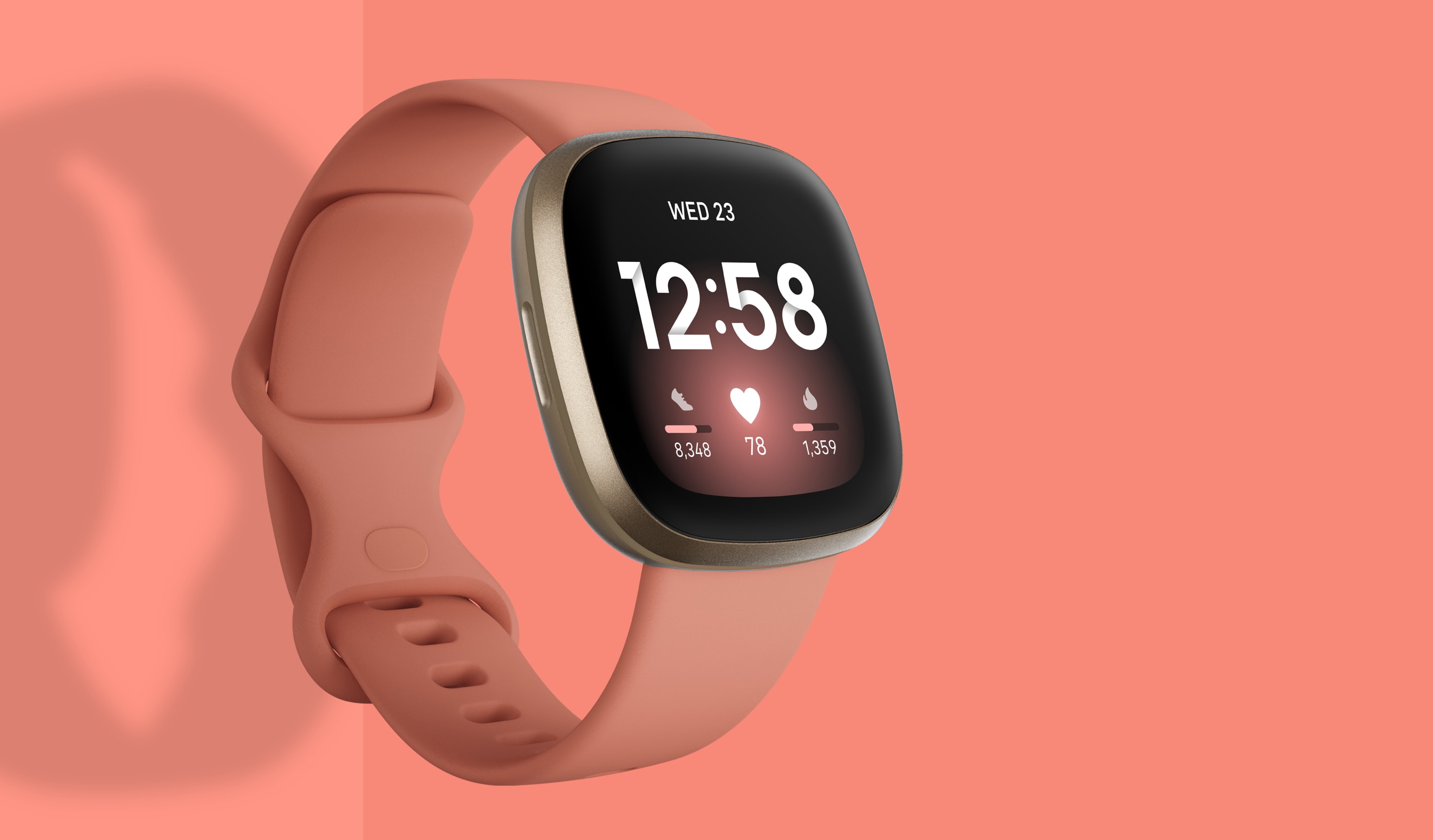 NEW Fitbit Versa 3 Health & Fitness Smartwatch GPS Black 