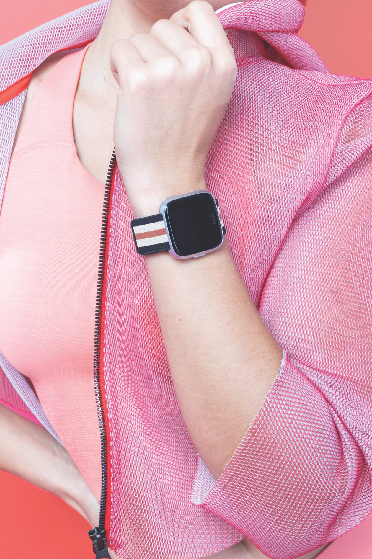 Correas de reloj Fitbit Versa 2 para mujeres y hombres, correas de repuesto  de nailon tejido de liberación rápida, accesorios para Fitbit Versa Lite