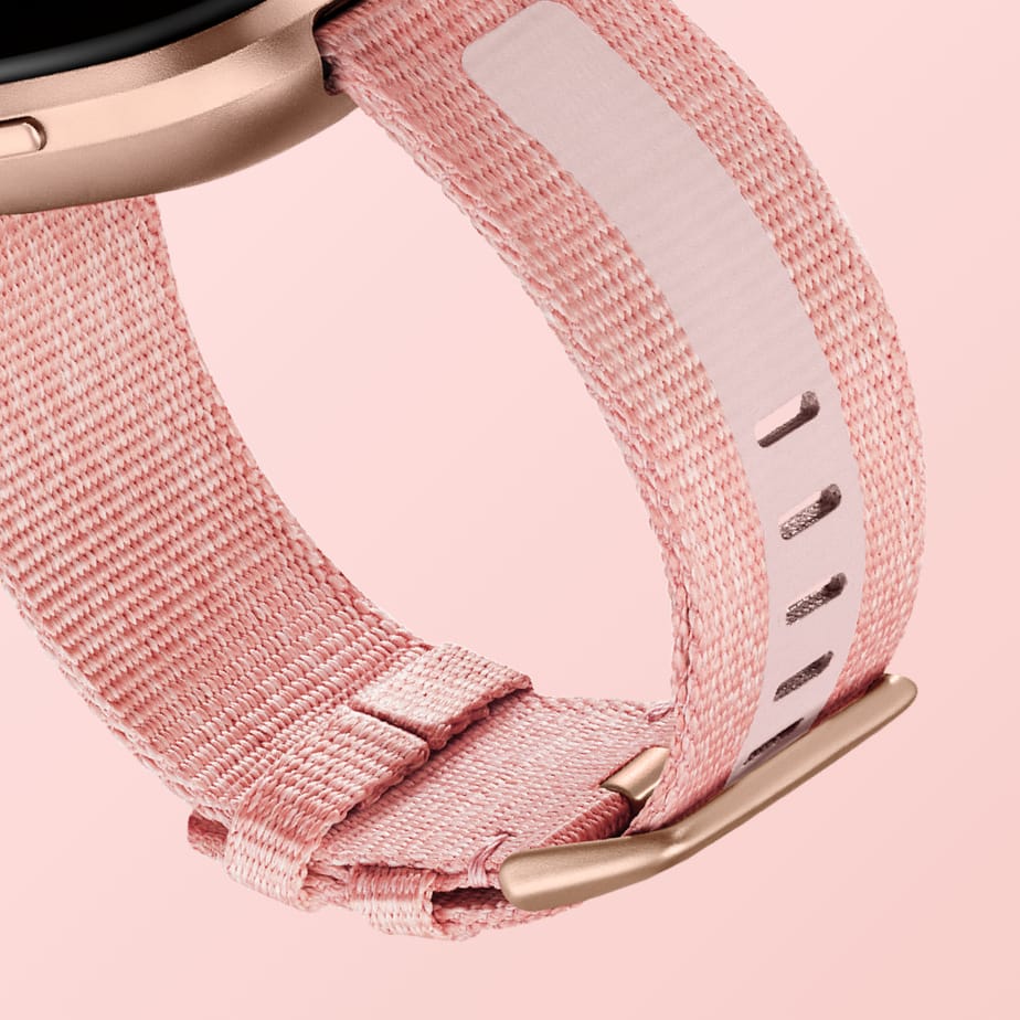 fitbit woven reflective band