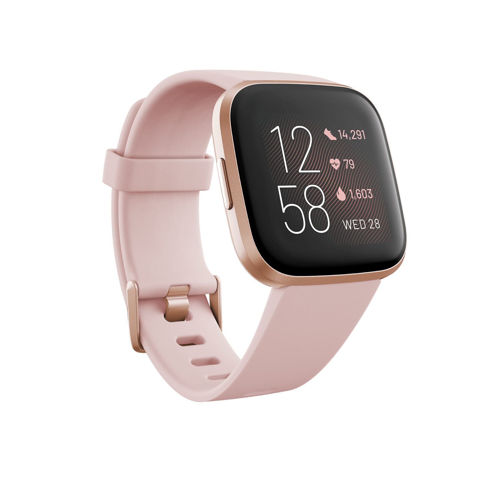 Fitbit Versa Health /& Fitness Smartwatch with Heart Rate Music /& Swim Peach